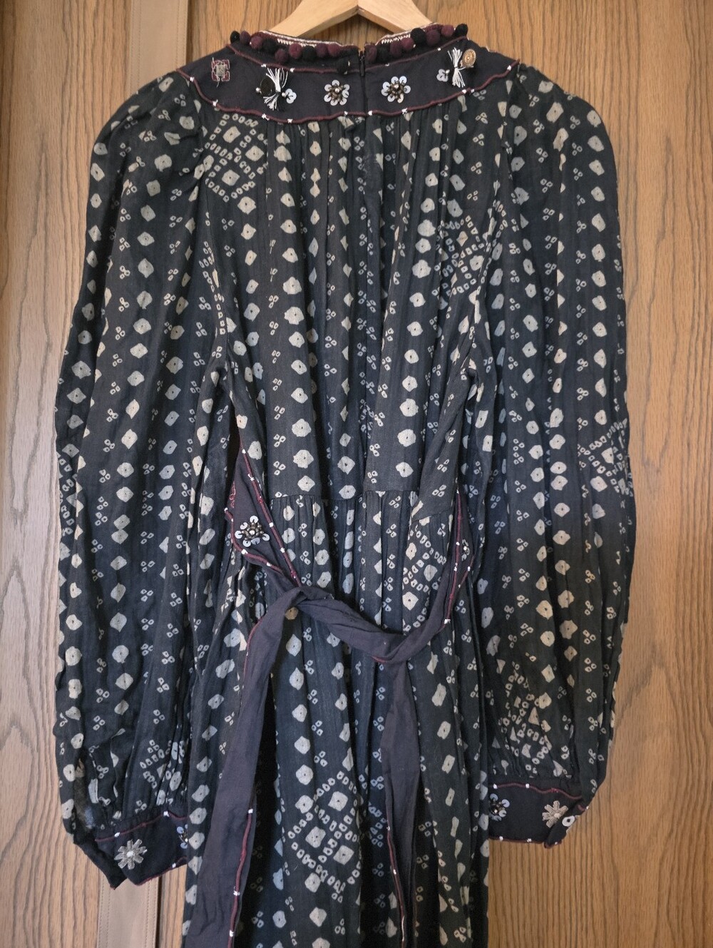 NWT Sea New York Maja Embroidered Long Sleeve Dress in Black Size Medium *Flawed - Picture 8 of 15
